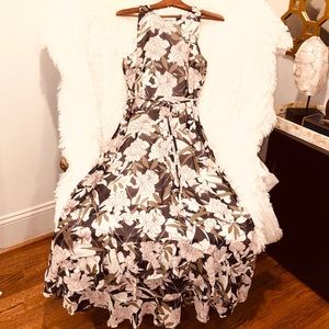 NWT: Banana Republic Hi/low dress w/ ruffled hem